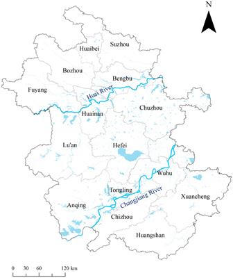 Measurement and temporal and spatial characteristics of agricultural eco-efficiency under climate change: a case study of Anhui, China